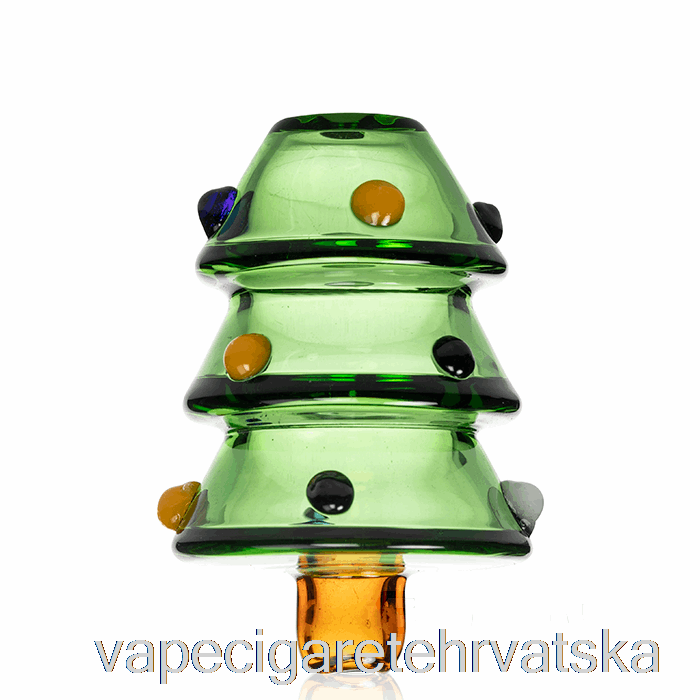Vape Cigarete Hemper Božićno Drvce Staklo Ugljikohidrati Kapa Zelena